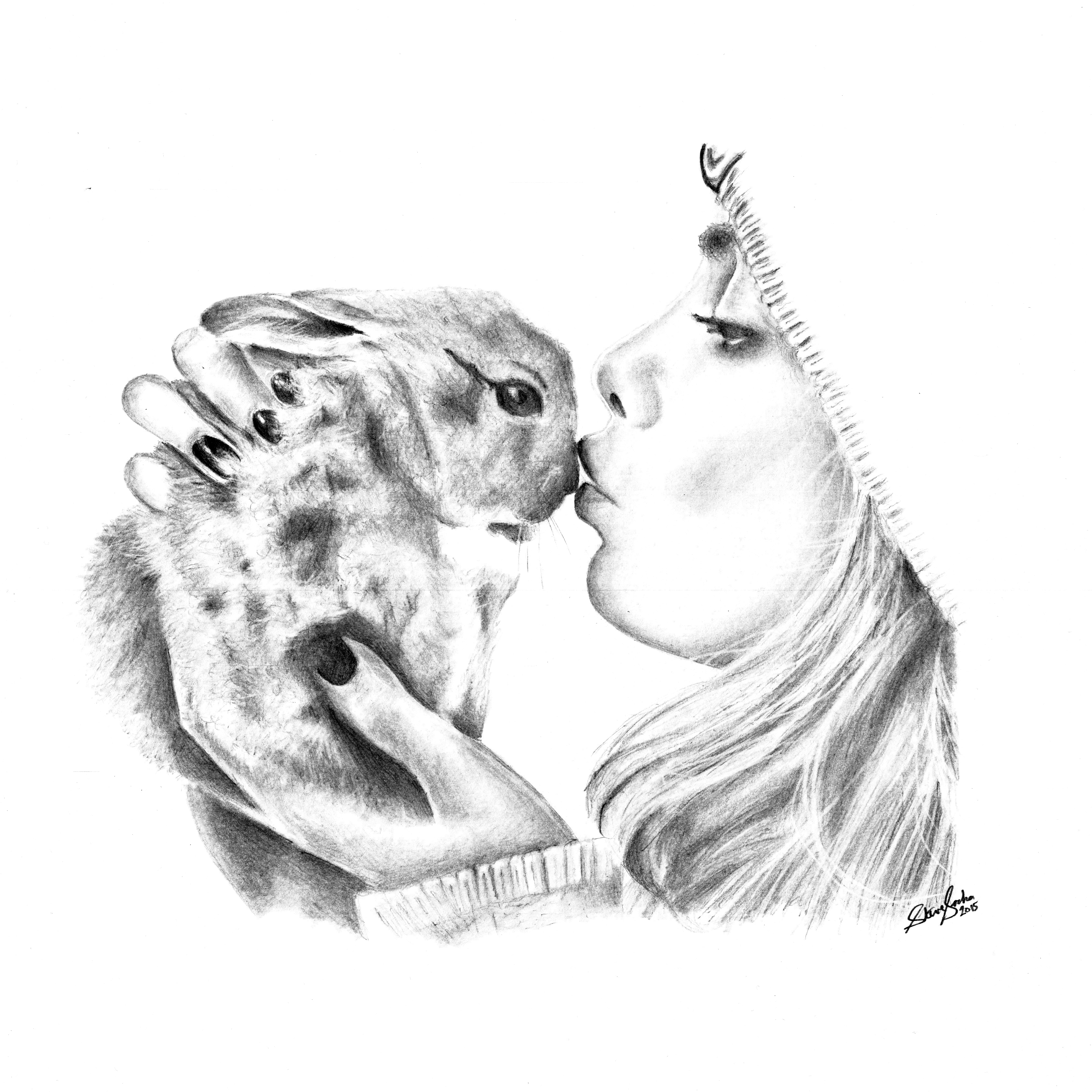 cara and Cecil delivigne kiss drawing main